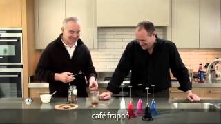 How to make a frappé coffee using an aerolatte milk frother [upl. by Lira930]