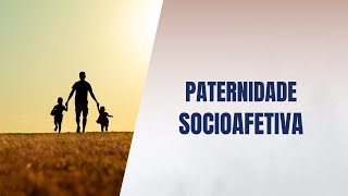 Paternidade socioafetiva [upl. by Efal132]