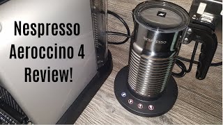 Nespresso Aeroccino 4 Milk Frother Review  Worth upgrading from the Aeroccino 3 [upl. by Ahsiam398]