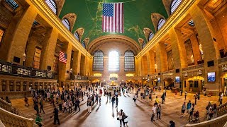 Walking Tour of Grand Central Terminal — New York City 【4K】🇺🇸 [upl. by Nertie]