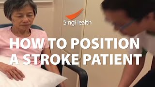 How To Position A Stroke Patient [upl. by Wade119]