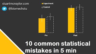 Ten Statistical Mistakes in 5 Min [upl. by Nylyoj]