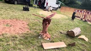 A fabulous range of wooden sculpture at Caerleon festival 2024 [upl. by Susi]