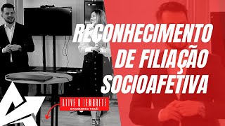 DIREITO DE FAMÍLIA Reconhecimento de filiação socioafetiva [upl. by Mauchi]