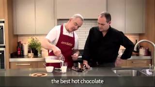 How to make a hot chocolate using an aerolatte milk frother [upl. by Fasa]