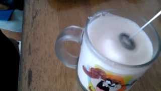 Aerolatte Review Frothing Cold Milk In Under 1 Minute [upl. by Eilesor]