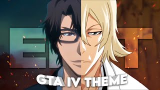 Aizen x Urahara  GTA IV Theme Edit [upl. by Anertac546]